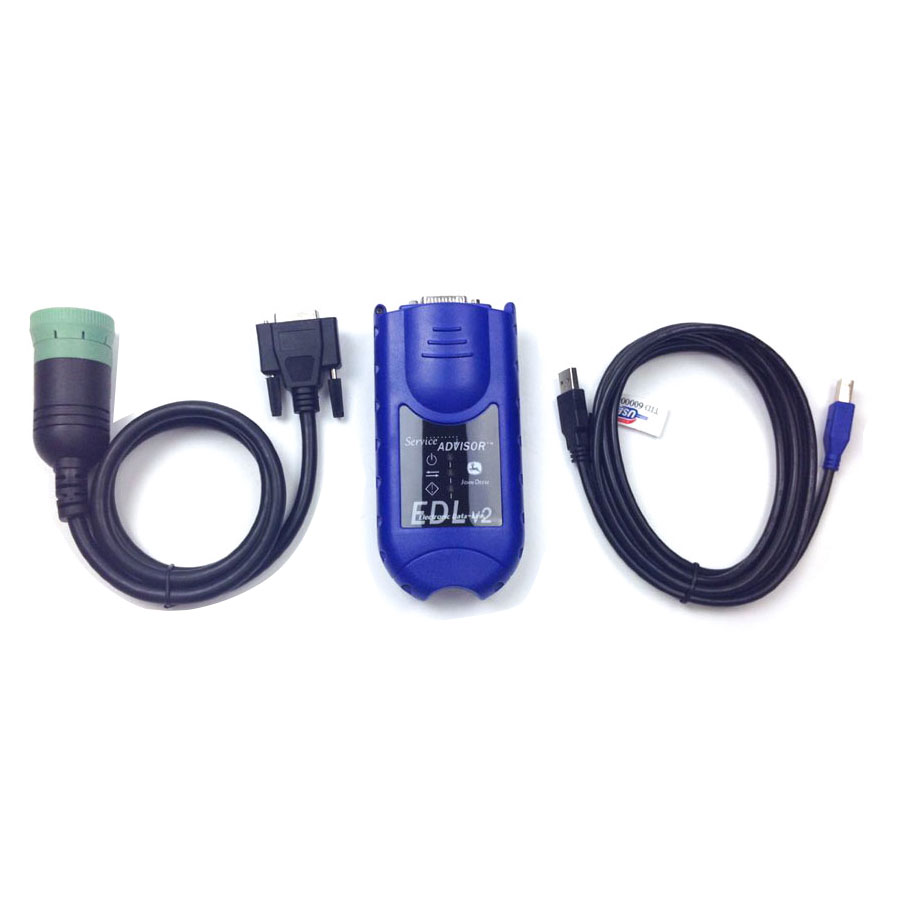 thumbnail interactive-video image 1 of Deutsch 9-Pin Test Adapter Cable For John Deere EDL V2 Service Advisor – DS10150 – OBDII 1 of 5