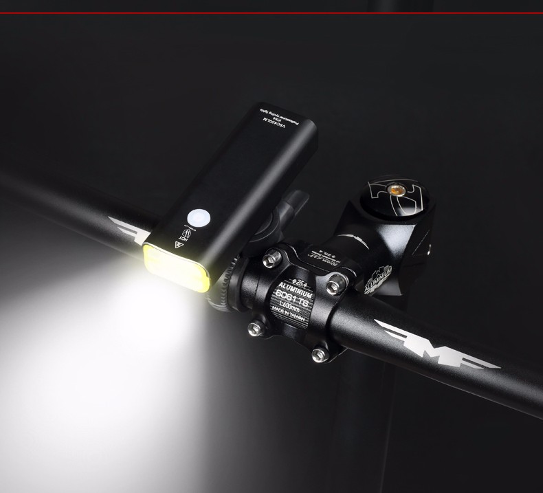 WHEEL UP Usb Rechargeable Bike Light Front Handlebar Cycling Led Light Battery Flashlight Torch Headlight