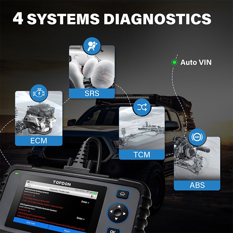 TOPDON-ArtiDiag600-OBD2-Scanner-Auto-Code-Reader-4-System-Car-Diagnostic-Tool-ABS-SRS-Engine-Test-Automative-Scanner-Free-Update-1005002219583774