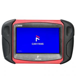 CAR FANS C800 Heavy Duty Diagnostic Scan Tool Truck Scanner for Commercial Vehicle, Passenger vehicle, Machinery with Special Function Calibration