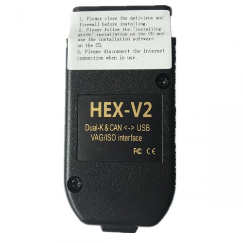 VCDS HEX-V2 V2 18.9 CAN USB Interface Car Auto Fault Diagnosis Wire Cable  with CD software (German/English/French/Italian): Buy Online at Best Price  in UAE 