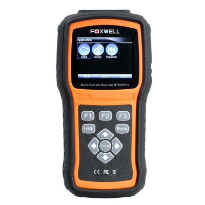 Foxwell NT520 Pro Multi-System Scanner Add Mercedes Benz Same Functions as NT510 Free Update Online