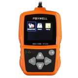 Original FOXWELL NT204 OBD2 CAN Diagnostic Tool Fault Code Reader Multi-languages Available