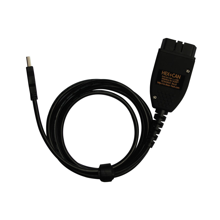 VAGPRO Câble de diagnostique Hex+K+Can dernière Version FR 18.9 Compatible VCDS pour véhicule Groupe VAG Audi/Seat/Skoda/VW 