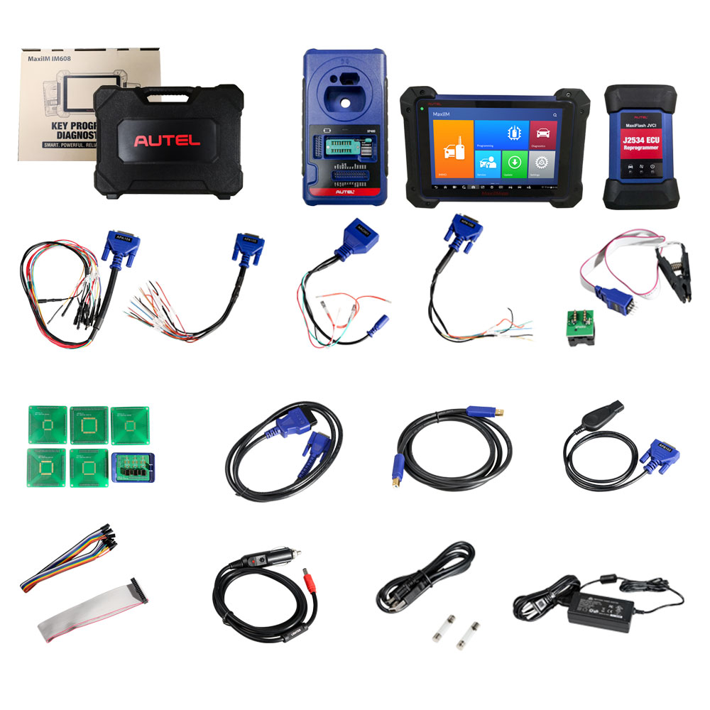 100% Original Autel MaxiIM IM608 Diagnostic Key Programming and ECU Coding Tool  Same as Auro OtoSys IM600 one Year Free Update No IP Blocking Problem