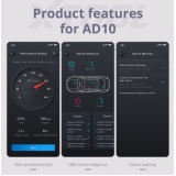 XTOOL AD10 OBD2 Diagnostic Scanner Code Reader for Android IOS Windows with HUD Function