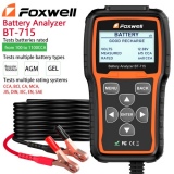 Original Foxwell BT715 BT-715 Battery Analyzer for 12V & 24V with Multi-Language