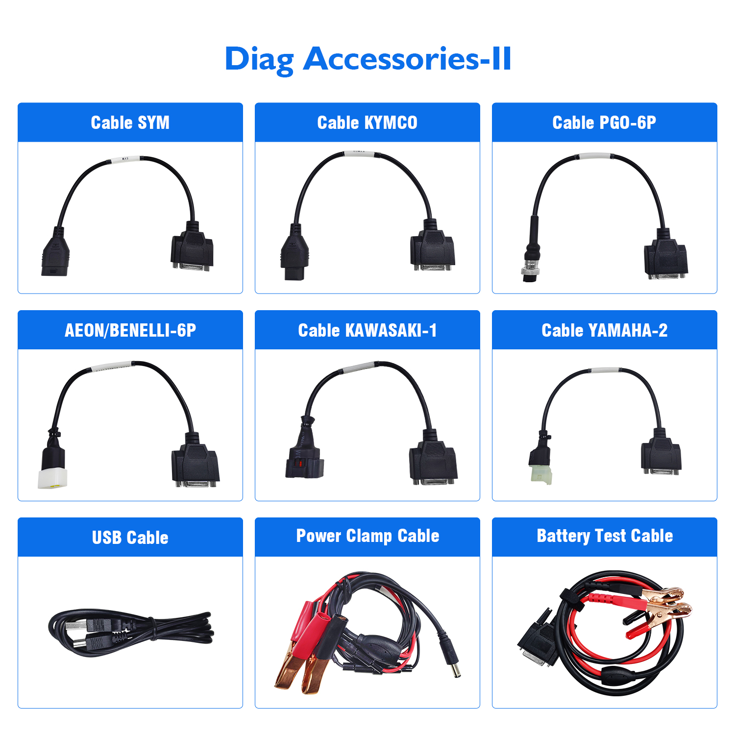 TopDiag TP100 Motorcycle OBD Auto Scanner Code Reader SYM,Honda,Yamaha,Suzuki,Kymco Kawasak,et