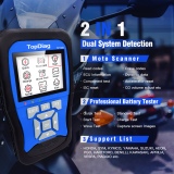 TopDiag TP100 Motorcycle OBD Auto Scanner Code Reader SYM,Honda,Yamaha,Suzuki,Kymco Kawasak,et