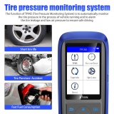 XTOOL TP150 Tire Pressure Monitoring System OBD2 TPMS Scanner Tool with 315&433 MHZ Sensor