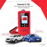 JDiag C-158 12V No Battery Super Capacitor Jump Starter Full charged with car battery within1 minute Car emergency start power