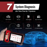 THINKCAR Thinkscan Plus S7 OBD2 Scanner ETS RESET Code Reader Full System Car Diagnostic Tool Professional Scan Tools