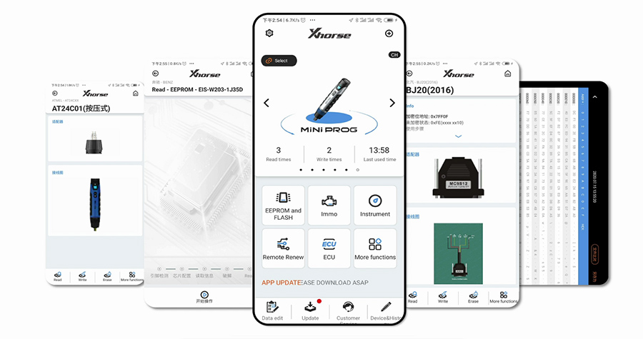 Xhorse MINI PROG used with Xhorse APP