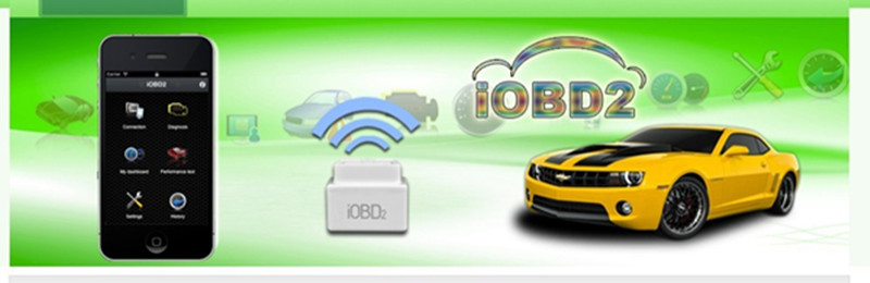 iOBD2 Diagnostic Tool for Iphone By WIFI