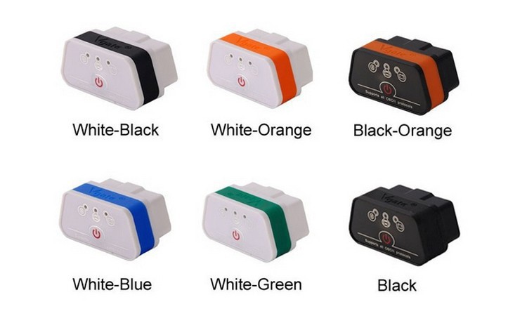 Newest Vgate ICar 2 Bluetooth Version ELM327 OBD2 Code Reader ICar2 For Android/ PC (Six Color Available)