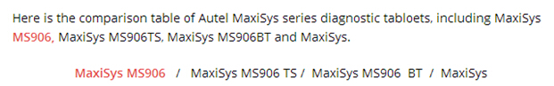 AUTEL MaxiSYS MS906BT Auto Diagnostic Scanner