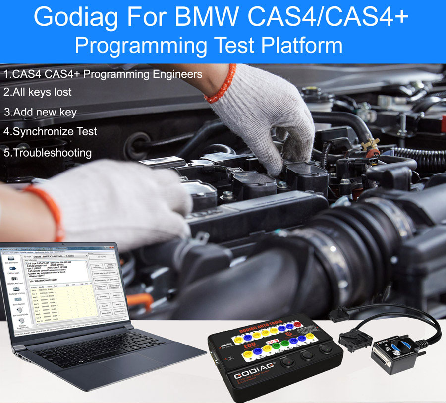 GODIAG BMW CAS4 & CAS4+ Test Platform 2