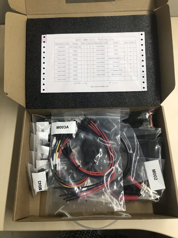 OBDSTAR MOTO IMMO Kits basic