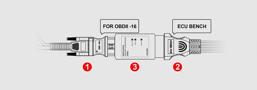 OBDSTAR P003 KIT P003 Adapter with ECU Bench Cables Working With OBDSTAR X300 DP/ X300 DP PLUS/ X300 PRO4/ Key Master DP