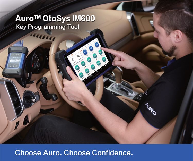 Auro OtoSys IM600 Diagnostic Key Programming and ECU Coding Tool Update Online Same as Autel MX808IM