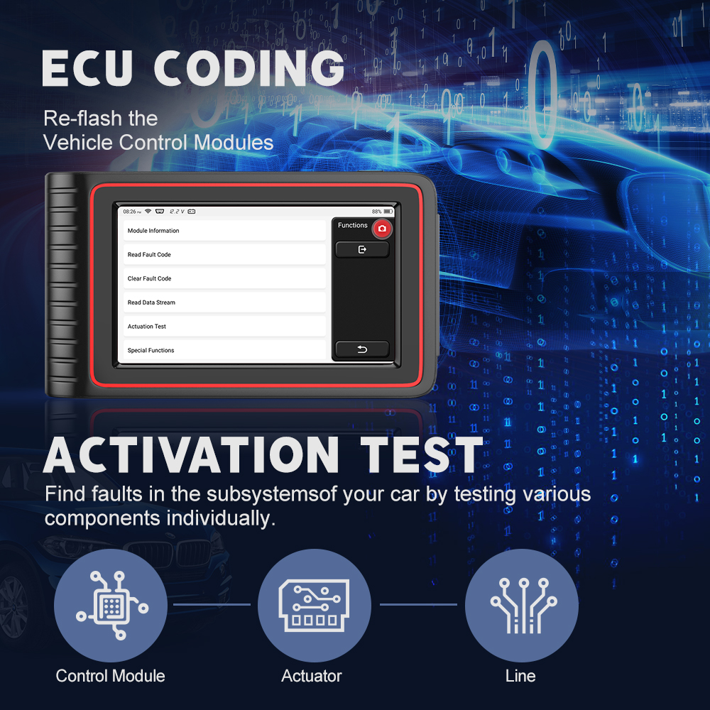 THINKCAR Thinktool Car Diagnostic Tools Full System Automotive Scanner ECU Coding TPMS Programming OBD2 Scanner Professional