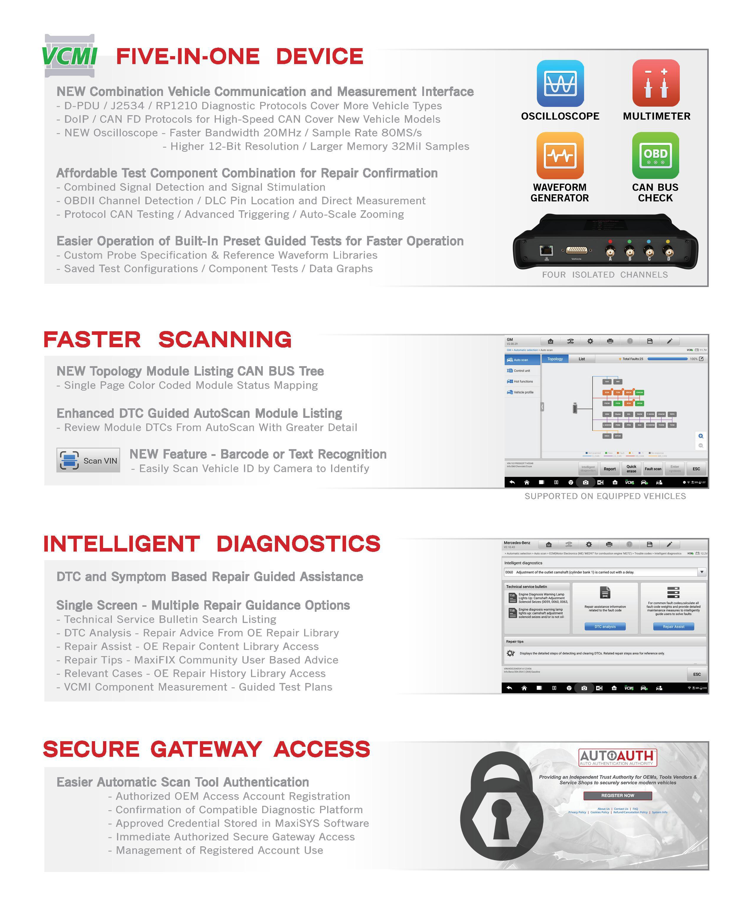 Autel MaxiSYS Ultra Diagnostic Tablet with Advanced VCMI