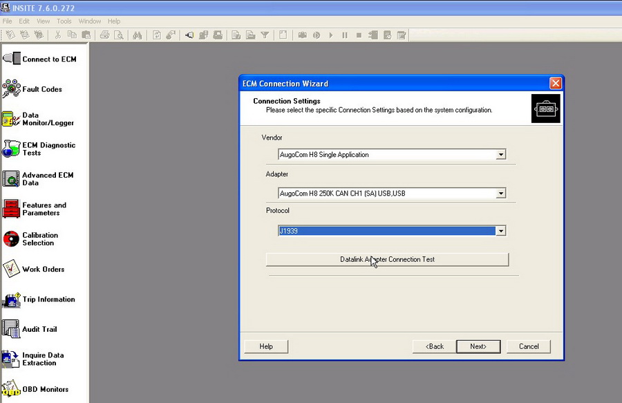 augocom H8 software display 1