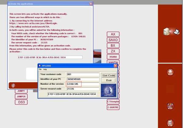 Lexia-3 lexia3 V48 Citroen/Peugeot Diagnostic PP2000 V25 with Diagbox V7.04 Software