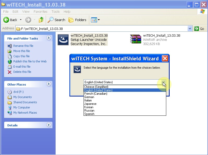 chrysler diagnostic tool witech pod language