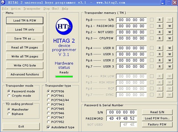 Hitag2 V3.1 Programmer Software 1