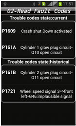 IOBD2 Diagnostic Tool display 4