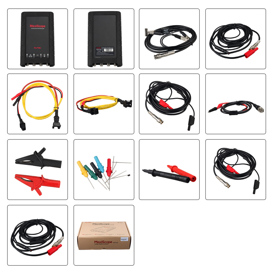 Autel MaxiScope MP408 4 Channel Automotive Oscilloscope Basic Kit Works with Maxisys Tool