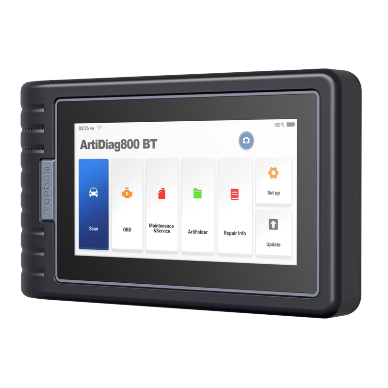 TOPDON ArtiDiag 800 BT Car Diagnostic Tool Automotive Scanner Auto Scan Tools Bluetooth All System 16 Reset Functions PK MK808BT