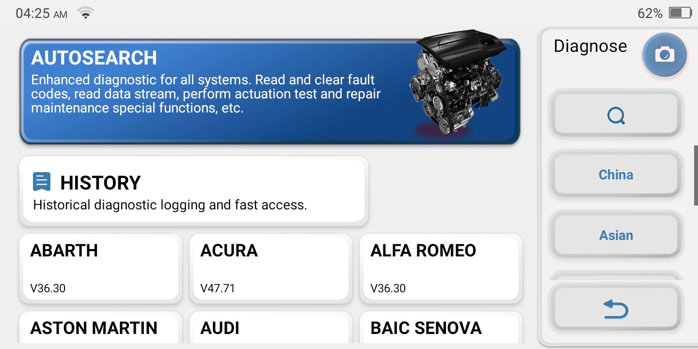 Topdon Car Diagnostic Tool ArtiDiag800 BT OBD2 Diagnostic Scanner All Systems ABS Airbag DPF Oil Reset Automotive Diagnoses Tool