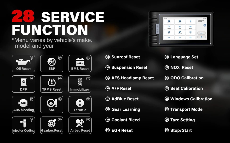 Topdon Car Diagnostic Tool ArtiDiag800 BT OBD2 Diagnostic Scanner All Systems ABS Airbag DPF Oil Reset Automotive Diagnoses Tool