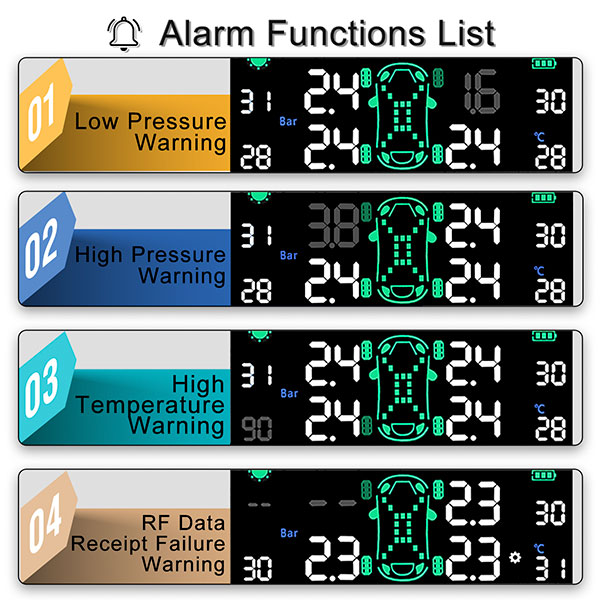 V-checker T501 TPMS Tire Pressure Monitoring System Tire Internal Sensor