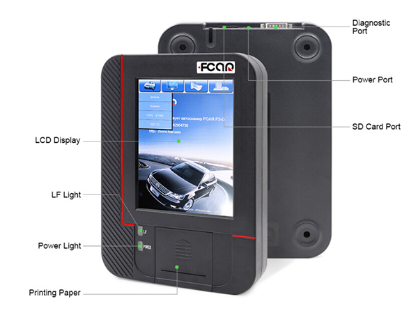 Original Fcar F3-G (F3-W + F3-D) Fcar Scanner For Gasoline Cars and Heavy Duty Trucks F3 G Handheld Scanner Update Onlin