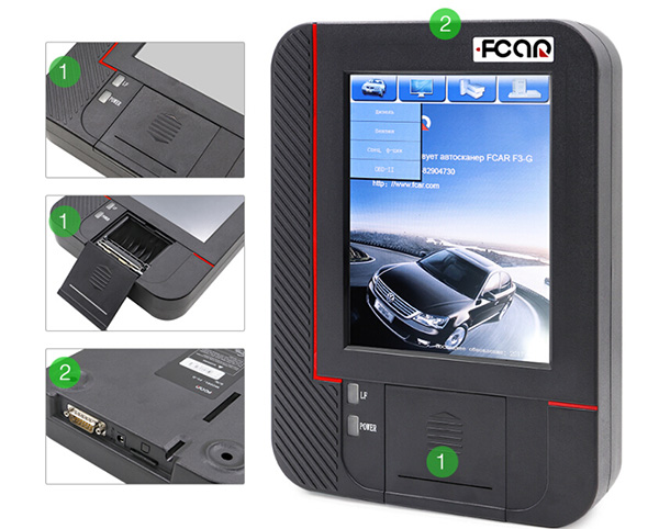 Original Fcar F3-G (F3-W + F3-D) Fcar Scanner For Gasoline Cars and Heavy Duty Trucks F3 G Handheld Scanner Update Onlin