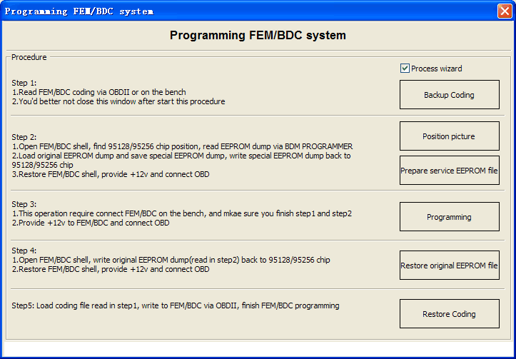VVDI2 FEM BDC Programming system
