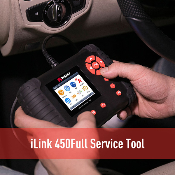 VIDENT iLink 450 ABS&SRS reset /DPF/Battery Configuration Full Service Tool