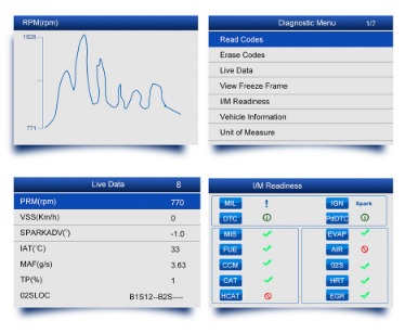 VIDENT iEasy300 CAN OBDII/EOBD Code Reader Free Update Online for 3 Years