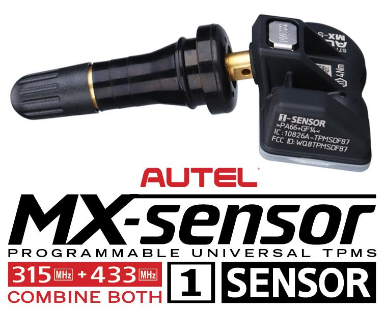 Autel MX-Sensor 433/315 MHZ 2 IN 1 TPMS Sensor Programmable Universal