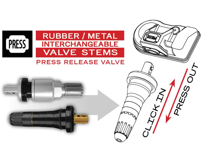 Autel MX-Sensor 433/315 MHZ 2 IN 1 TPMS Sensor Programmable Universal