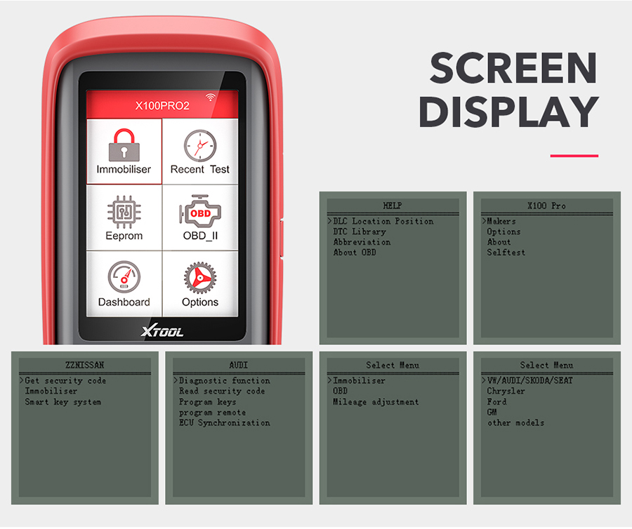 XTOOL X100 Pro2 Auto Key Programmer