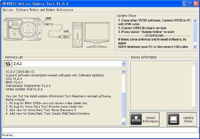 Xhorse V6.6.6 VVDI 2 VVDI2 Commander Key Programmer Full Version 5 in 1 Programmer With PSA Function