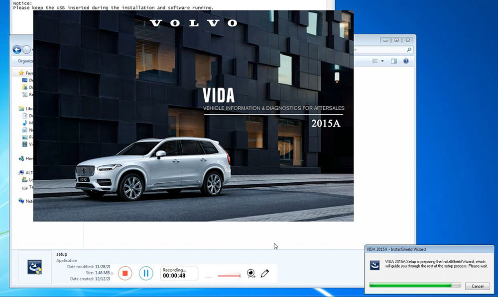 Volvo Vida Dice 2015A Software with USB Key for Volvo Cars from 1999-2017 No Need Activation