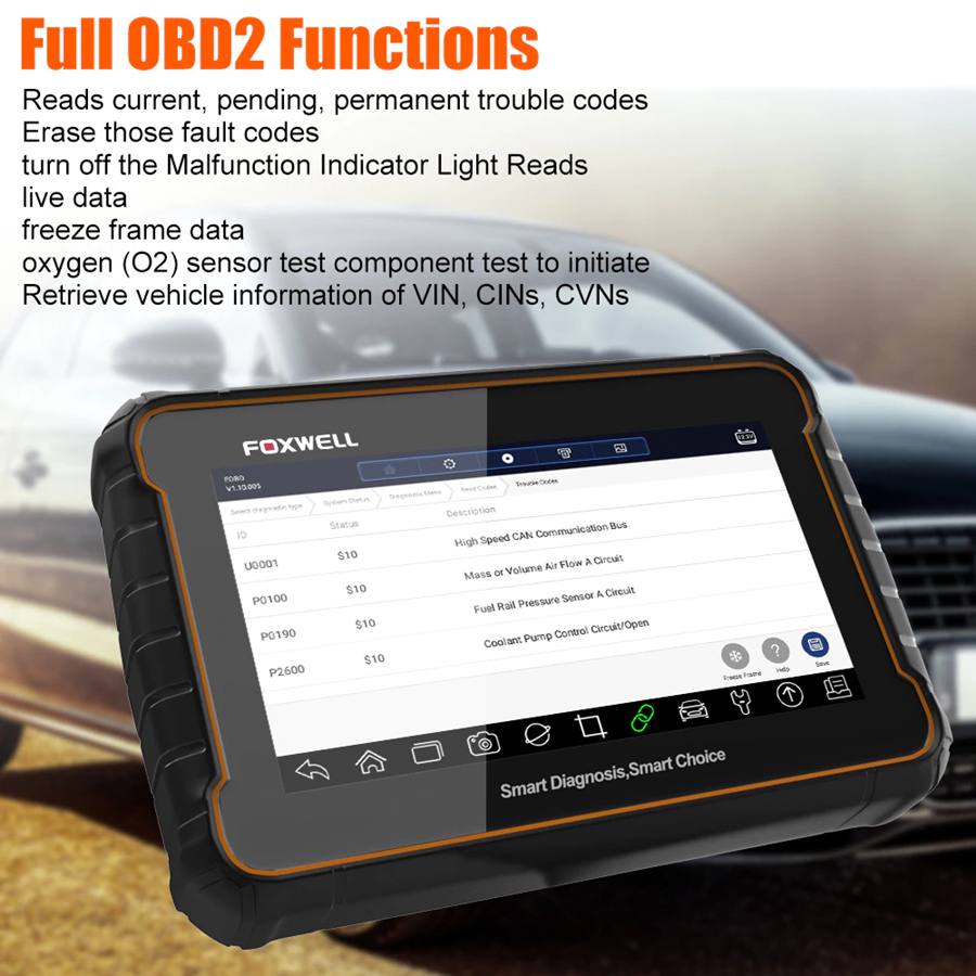 Foxwell GT60 7 Inches Android Based Diagnostic and Coding Platform