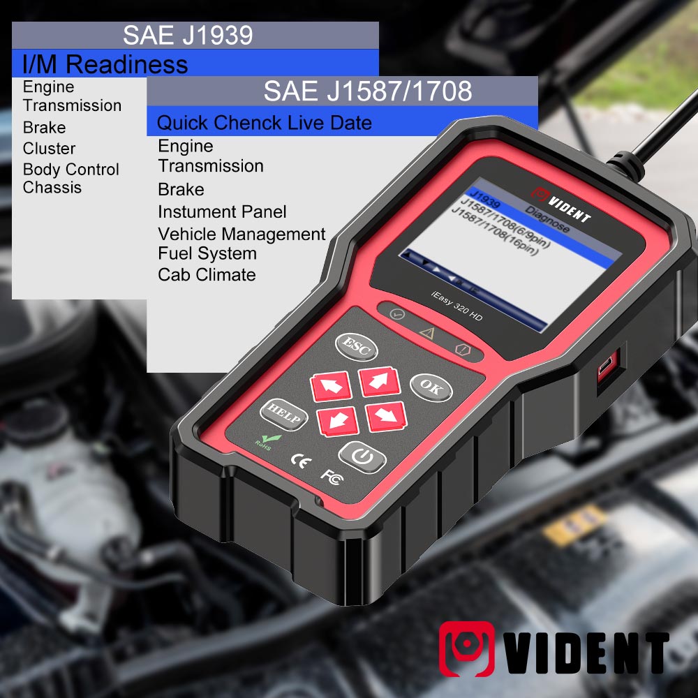 Vident iEasy320HD Code reader supported protocol