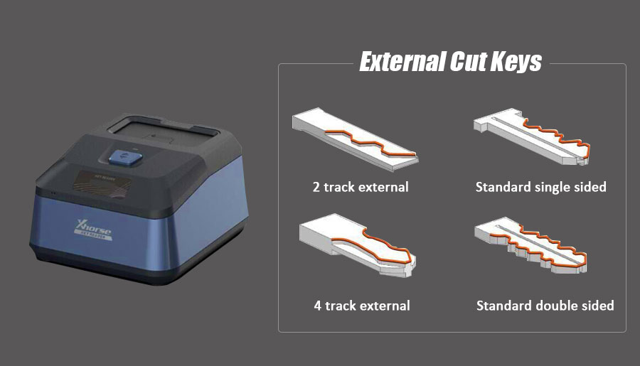 Xhorse Key Reader Blade Skimmer Key Identification Device Work with Xhorse APP and Xhorse Key Cutting Machine