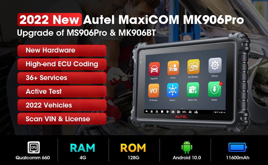 Autel MaxiCOM MK906 PRO Automotive Full System Diagnostic Tool